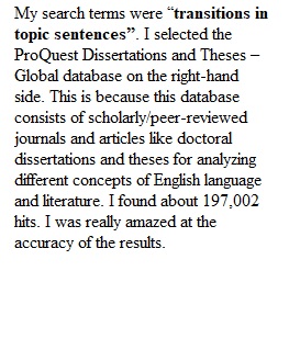 Week 4 - Discussion Library Search Tutorial, Part III